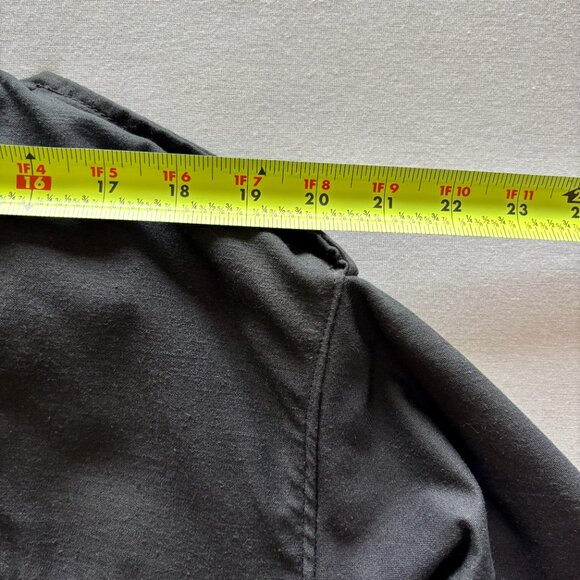 Vintage Men's Alpha Industries Black M-65 Cold Weather Field Jacket w/Epaulettes - Picture 12 of 16